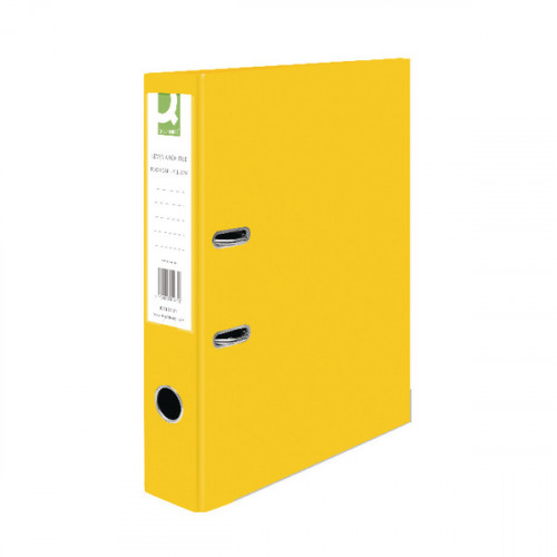 Q-CONNECT LEVER ARCH FILE FS YELLOW