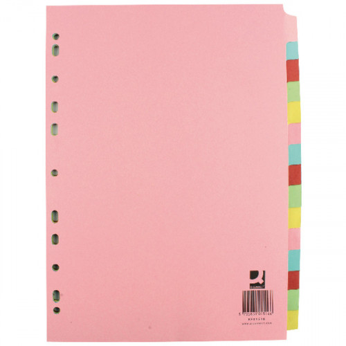 Q-CONNECT A4 15PRT SBJCT DIVIDR PK10