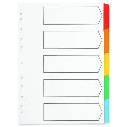 Q-CONNECT INDEX A4 MULTI-COLOUR BTAB