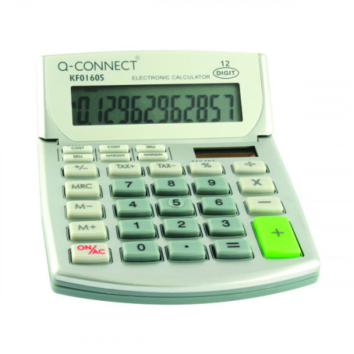 Q-Connect Semi-Desktop Calculator 12-Digit KF01605
