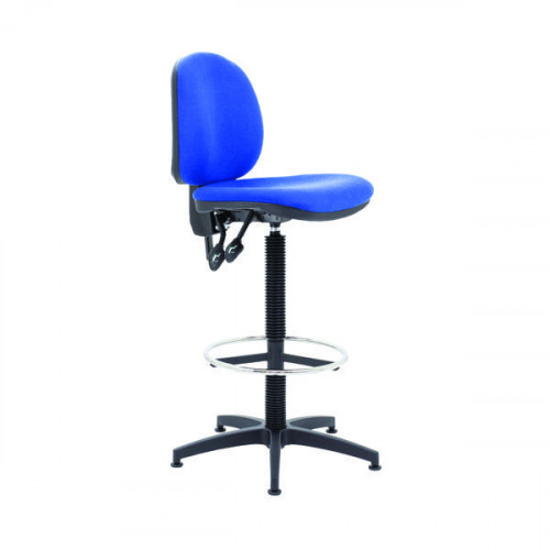 ARISTA DRAUGHTSMAN CHAIR FIXED BLUE