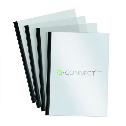 Q-CONNECT A4 SLIDE BINDER/COVER BLK