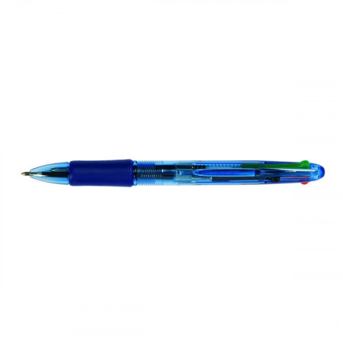 Q-CONNECT 4 COLOUR BALL PNT PEN PK10