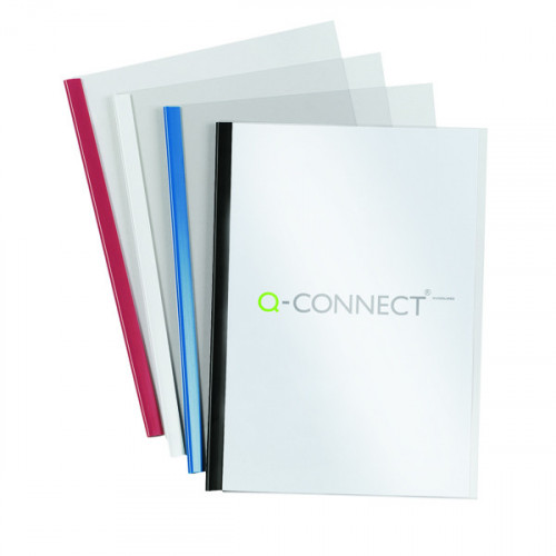 Q-CONNECT A4 5MM SLIDE BINDER/COVER