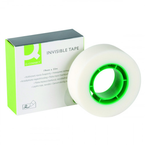 Q-CONNECT INVISIBLE TAPE 19MMX33M
