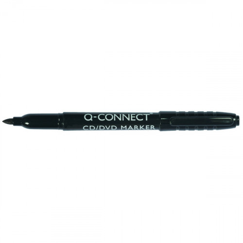 Q CONNECT FINE PERM MARKERS BLK PK10