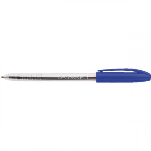 Q-CONNECT STICK BALLPOINT PEN PK20