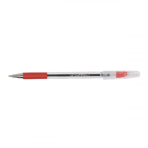 Q-CONNECT STICK BALLPOINT MED RD P20