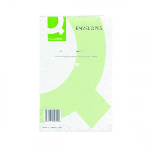 C5 ENVELOPES POCKET 100GSM WHT PK500