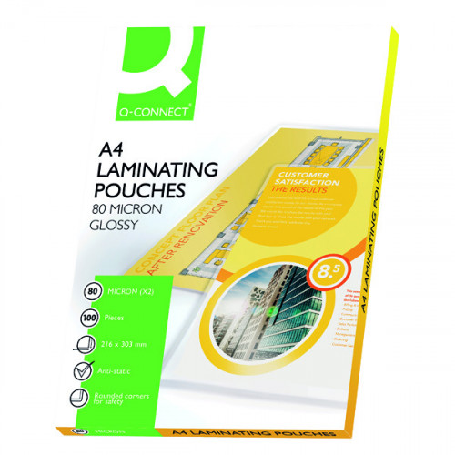 Q-CONNECT LAMINATING POUCHES P100