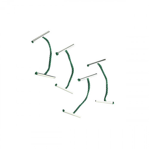 Q-CONNECT METAL TREAS TAG 25MM PK100