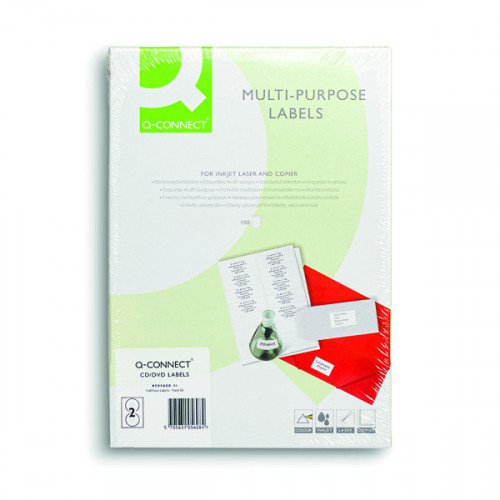 Q-CONNECT CD/DVD LAB X50 2 P/SH P100