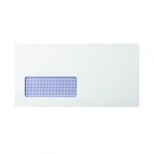 Q-CONNECT DL ENV S/S WIN WHT PK250