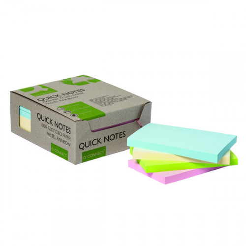 Q-CONNECT RCYC NOTES 127X76 PTL PK12