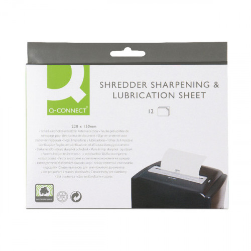 Q-CONNECT SHREDDER LUBRICATION SHT