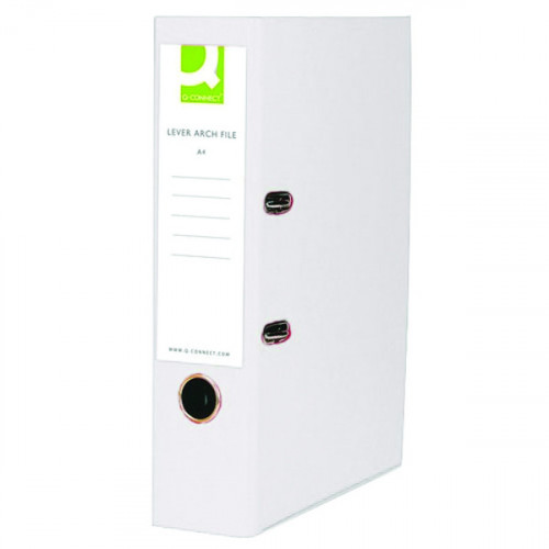 Q-CONNECT 70MM LEVERARCH A4 WHT P10