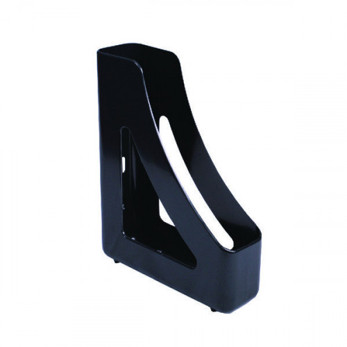 Q-CONNECT EXEC MAGAZINE RACK BLACK