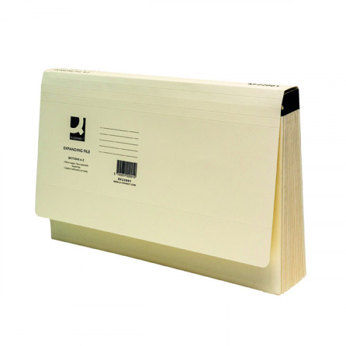 Q-CONNECT EXPANDING FILE A-Z MANILLA