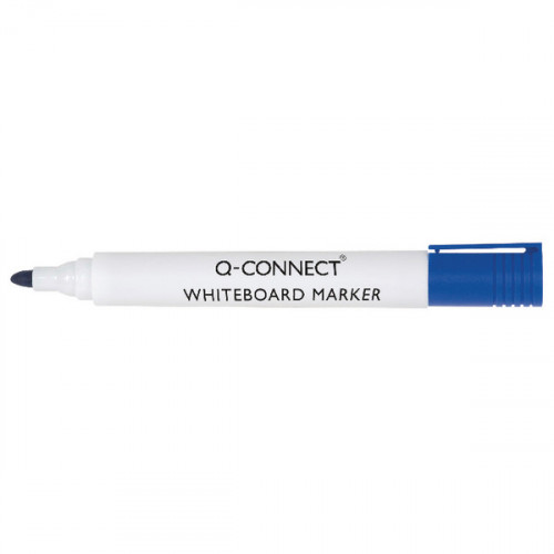 Q-CONNECT DRYWIPE MARKER BLUE PK10