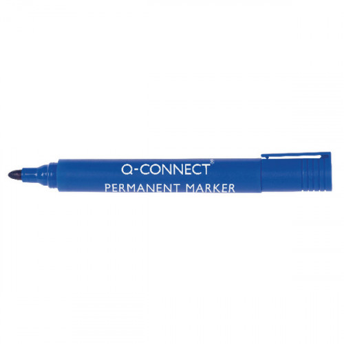 Q-CONNECT PERM MARKER B/BLUE PK10