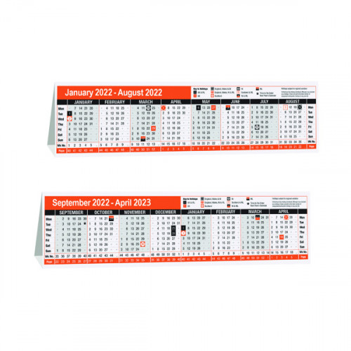 16 Month Desktop Calendar 2022 KF3004022