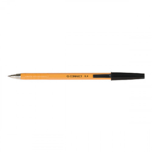 Q-CONNECT BALL POINT FINE BLK PK20
