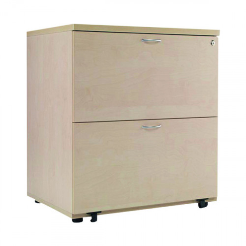JEMINI 2 DRW DSKH FILING CAB MAPLE