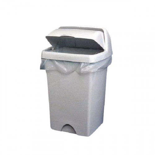 2WORK SWING BIN LINER 45L WHT PK1000