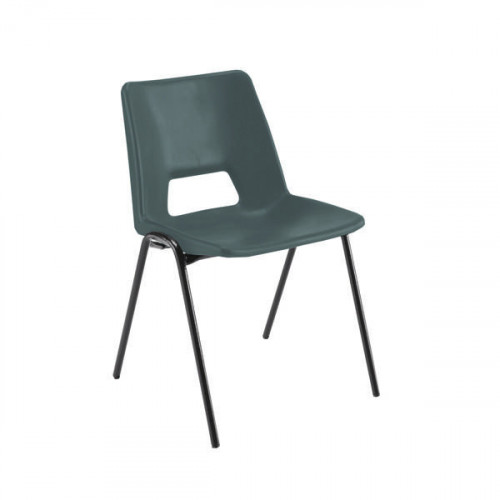 JEMINI STACKING CHR 490X475 PP BLK