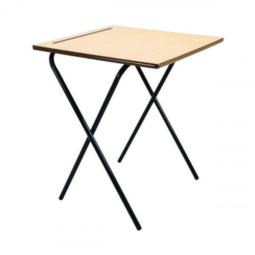 TITAN FOLDING EXAM DESK MDF BEECH
