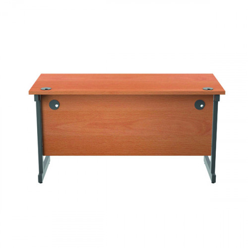 JEMINI SINGLE RECT DESK 1400 BEECH