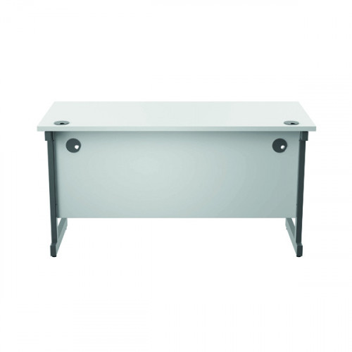 JEMINI SINGLE RECT DESK 1400 WHITE