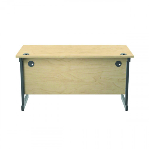 JEMINI SINGLE RECT DESK 1400 MAPLE