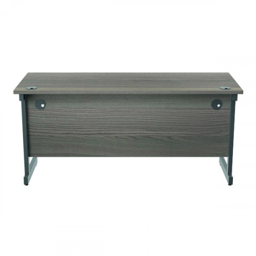JEMINI SINGLE RECT DESK 1600 G/OAK