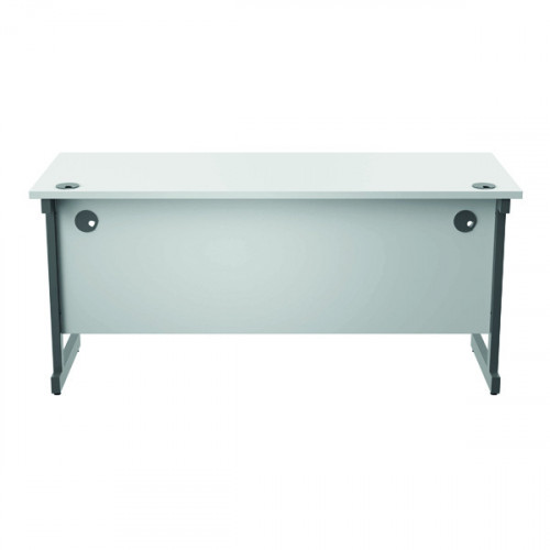 JEMINI SINGLE RECT DESK 1600 WHITE