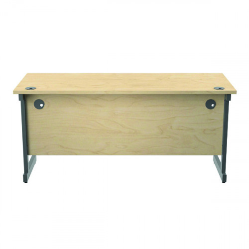 JEMINI SINGLE RECT DESK 1600 MAPLE