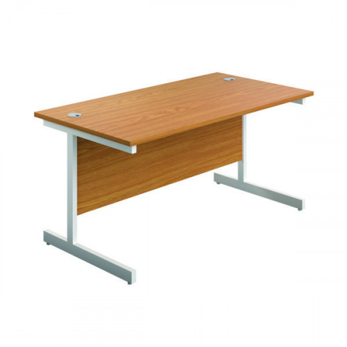 FIRST RECT DESK 1800 NOVA OAK/WHITE