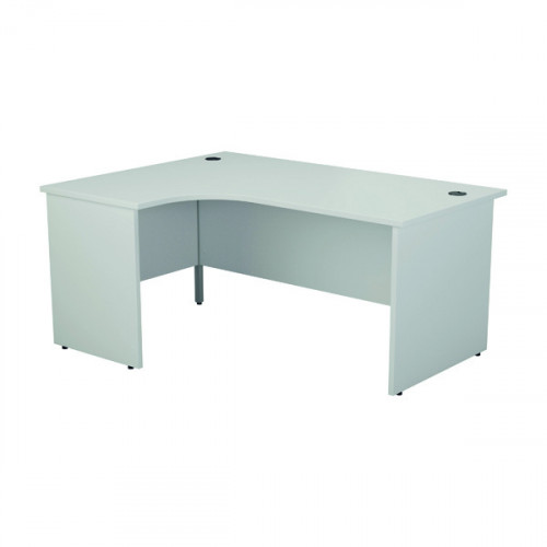 JEMINI RDL LH DESK PANEL WHITE