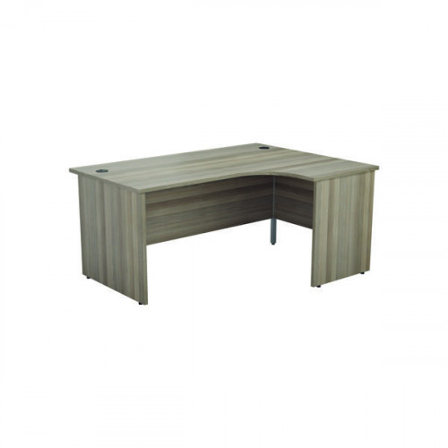 JEMINI RDL RH DESK PANEL GREY OAK