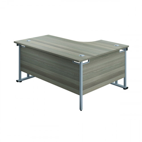 JEMINI RDL LH CANTILEVER DESK G/OAK