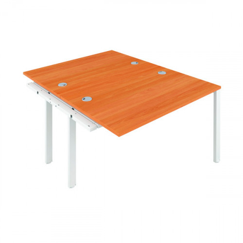 JEMINI 2P EXT BENCH DESK BEECH