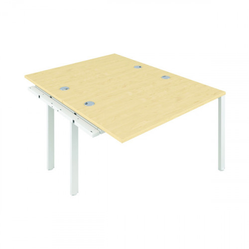 JEMINI 2P EXT BENCH DESK MAPLE