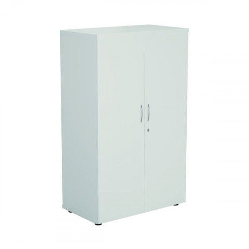 First Wooden Storage Cupboard 800x450x1600mm White KF820956