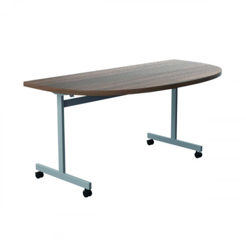 JEMINI D-END TILT TABLE 800 DK/WALN