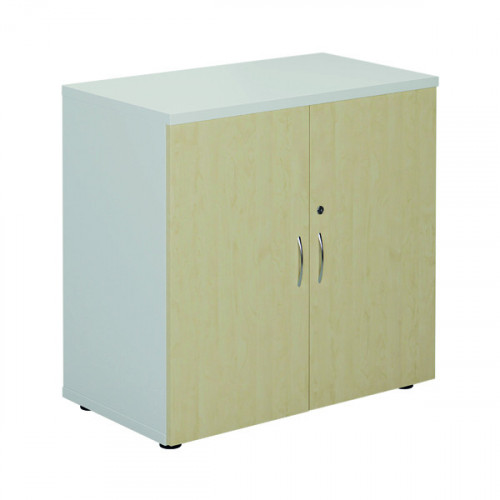 JEMINI CUPBOARD 800X450 WHITE/MAPLE