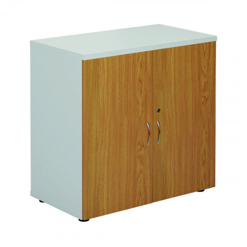 JEMINI CUPBOARD 800X450 WHT/NOVA OAK