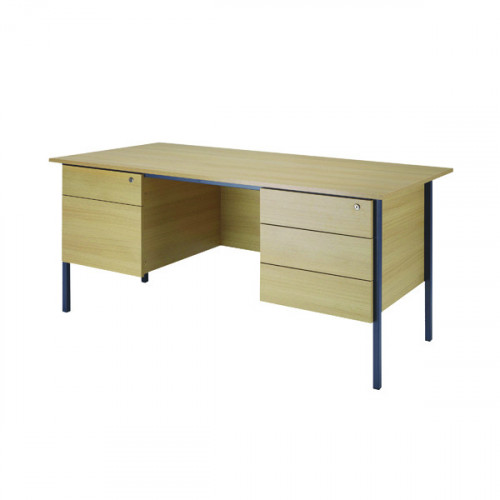 FF JEM INTRO 4LEG DESK 1800 PED F OAK