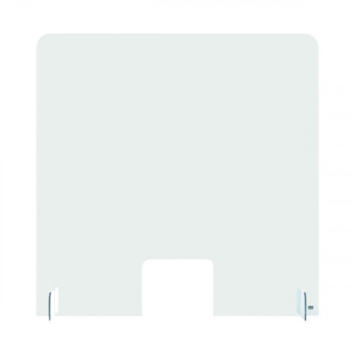 Nobo Counter Partition Screen with Window Acrylic 700x50x850mm Clear KF90401