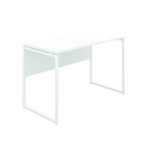 Jemini Soho Square Leg Desk 1200x600x770mm White/White KF90769