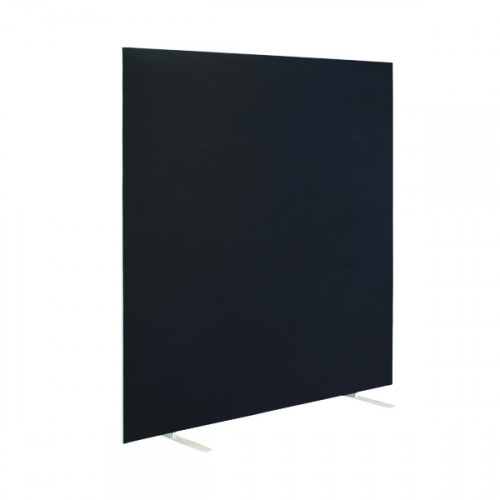 First Floor Standing Screen 1600x25x1800mm Black KF90979